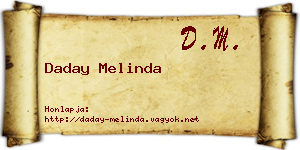Daday Melinda névjegykártya